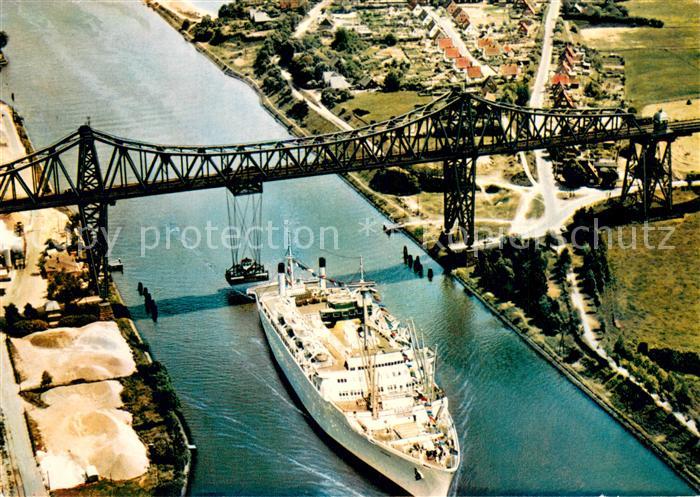 Rendsburg Schleswig-Holstein Hochbruecke Fliegeraufnahme