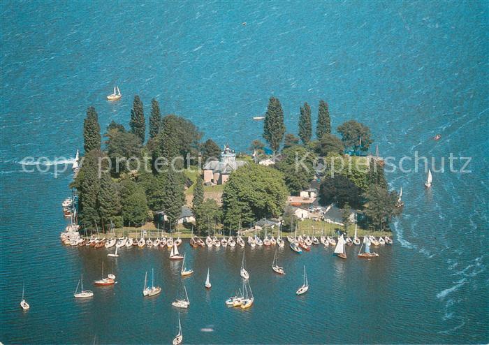 Steinhuder Meer Fliegeraufnahme mit Festung Wilhelmstein