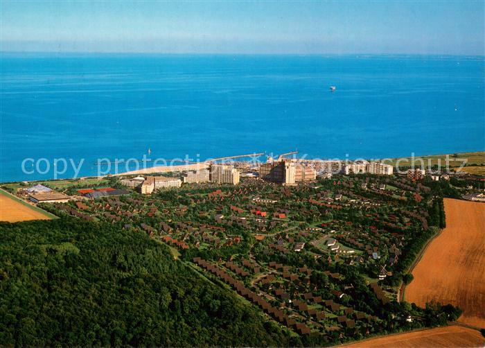 Damp Ostseebad Fliegeraufnahme