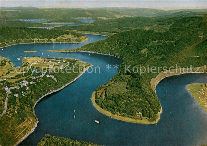 Woffelsbach Rurtalsperre Fliegeraufnahme