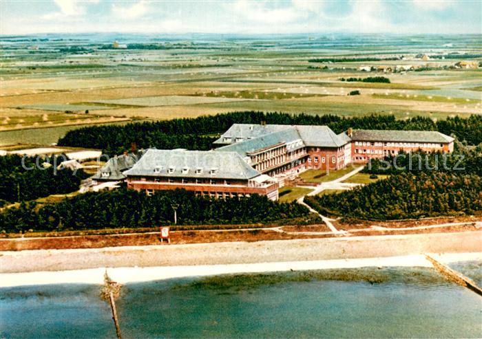 Utersum Sanatorium Utersum der BfA Fliegeraufnahme