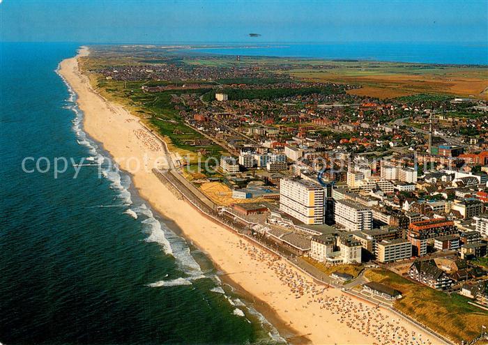 Westerland Sylt Nordseeheilbad Fliegeraufnahme