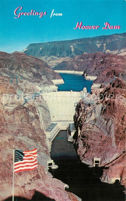 Hoover Dam Santa Ana California Fliegeraufnahme