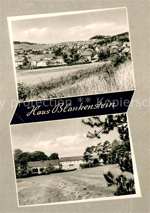 Gladenbach Hessen Panorama Haus Blankenstein