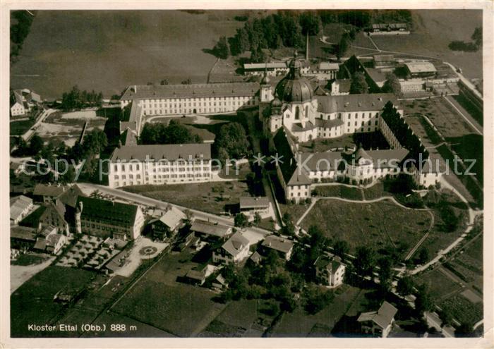 Ettal Kloster Ettal Fliegeraufnahme