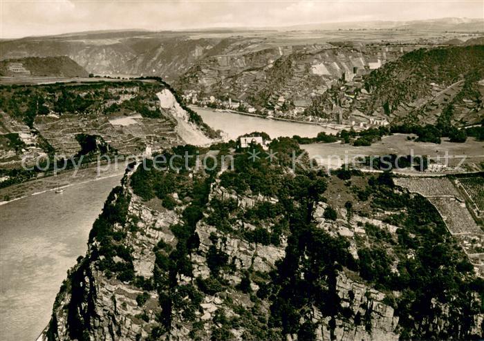 Loreley Lorelei Fliegeraufnahme Rheintal