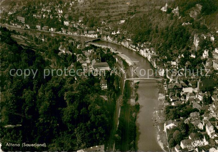 Altena Lenne Fliegeraufnahme