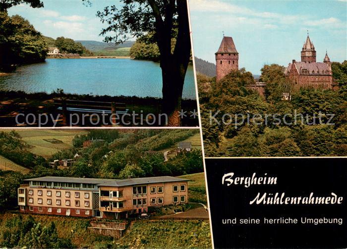 Muehlenrahmede Fuellbecke Talsperre Burg Altena Bergheim Muehlenrahmede