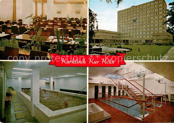 Bad Neuenahr-Ahrweiler Kurklinik Kurkoeln Speisesaal Therapiebecken Wassertretan