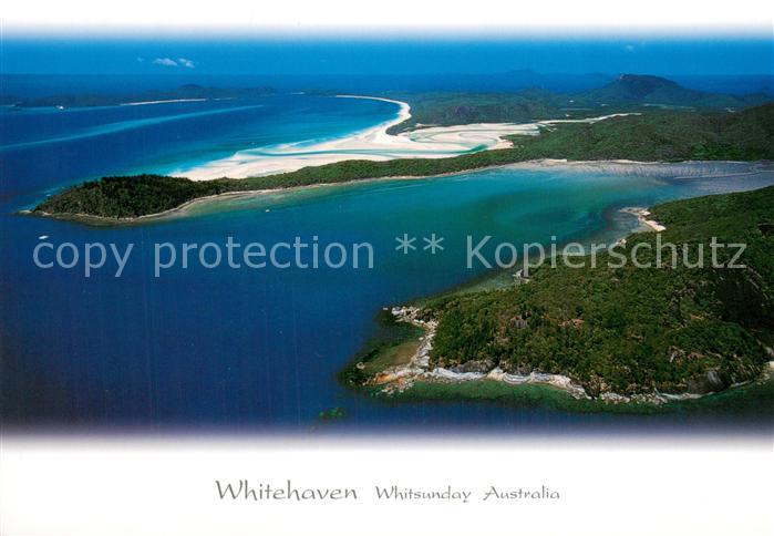 White Haven Beach  Australia Whitsunday Fliegeraufnahme