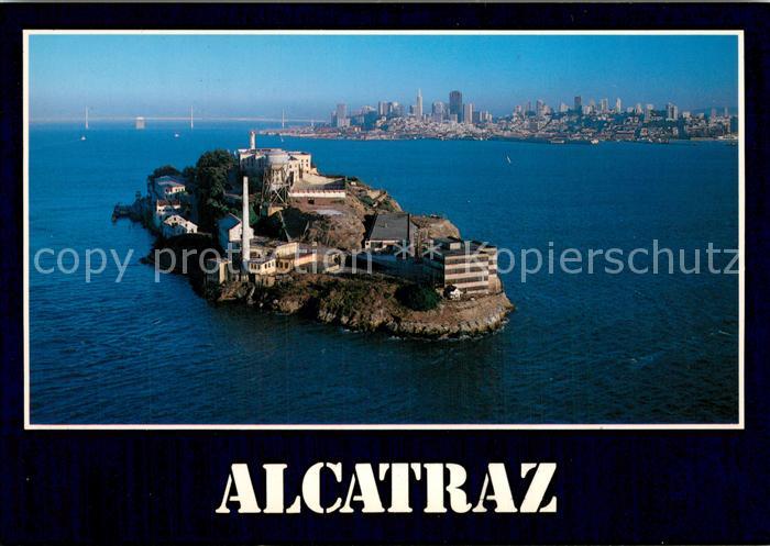 Alcatraz San Francisco Fliegeraufnahme