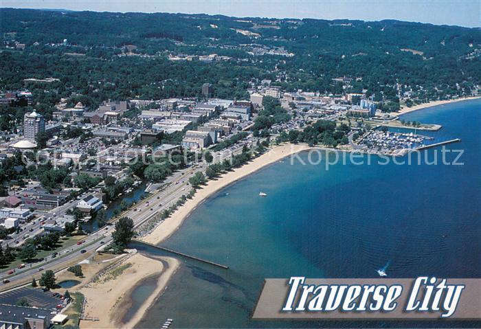 Traverse City Michigan Aerial view