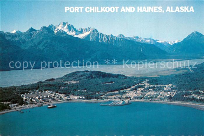 Haines Alaska Port Chilkoot and Haines Aerial view
