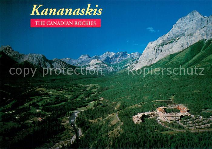 Kananaskis Canada The Canadian Rockies Aerial view