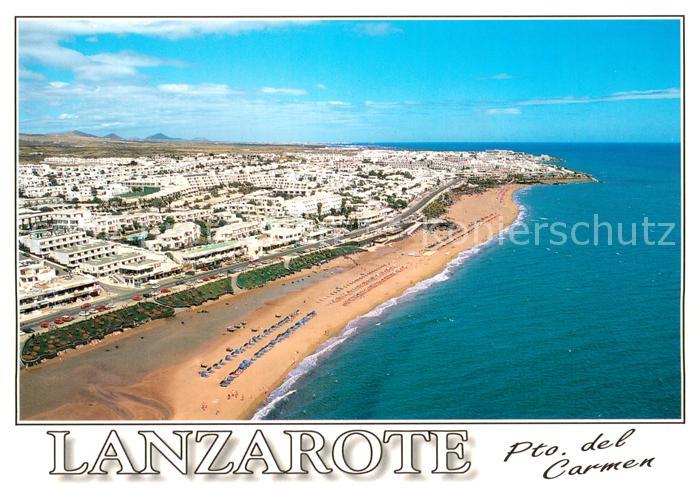 Lanzarote Kanarische Inseln ES Puerto del Carmen Fliegeraufnahme