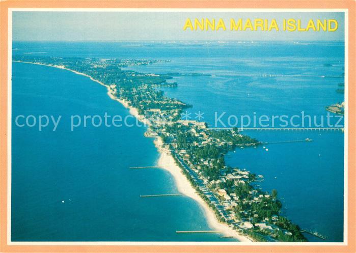 Anna Maria Island Florida Gulf of Mexico aerial view