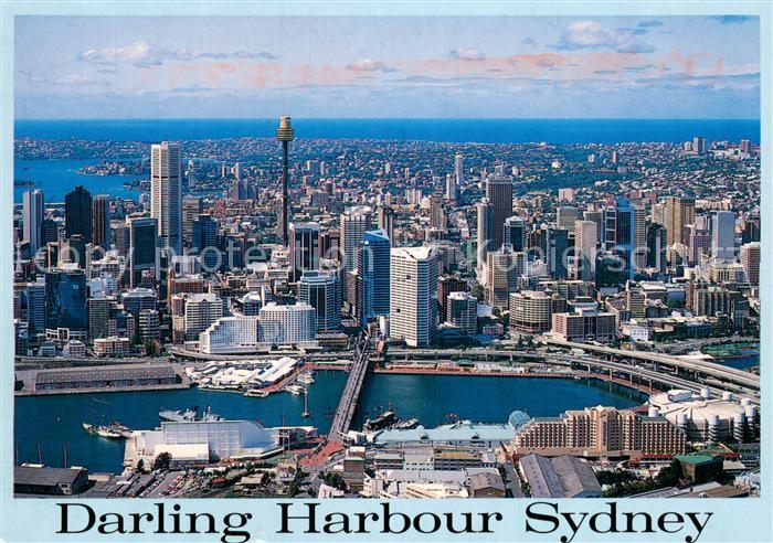 Sydney  NSW Australia Darling Harbour Air view