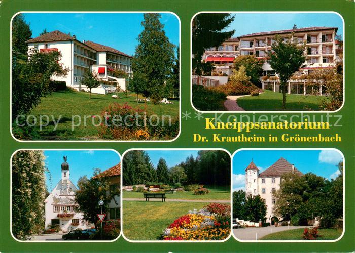 Groenenbach Bad Kneippsanatorium Kurhaus Park