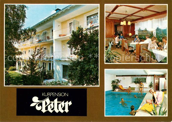 Bad Woerishofen Kurpension Peter Gastraum Hallenbad