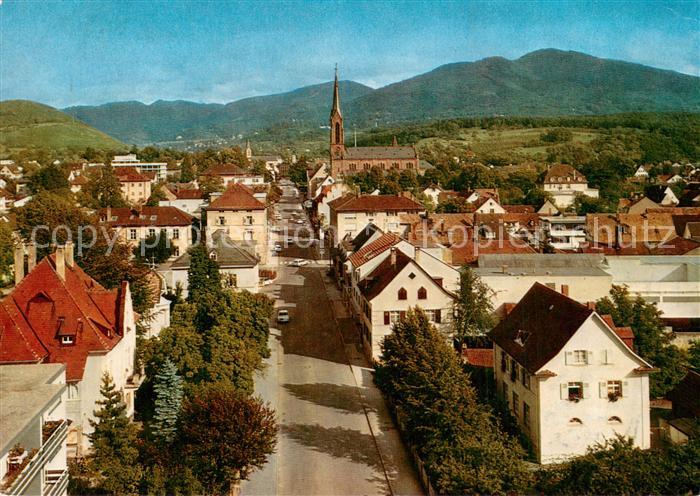 Muellheim Baden Panorama Untere Werderstrasse