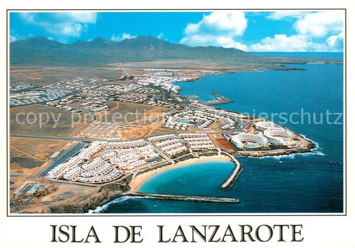 Lanzarote Kanarische Inseln ES Vista aerea Playa Blanca