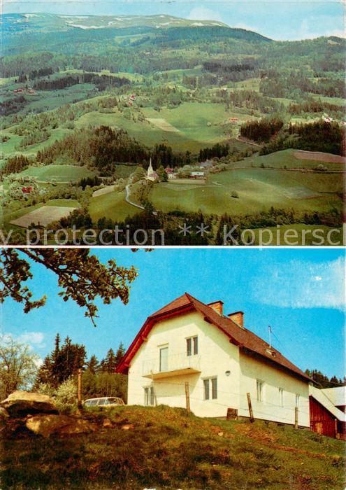 St Stefan Lavanttal Gasthaus Tatschl Aichberg Fliegeraufnahme