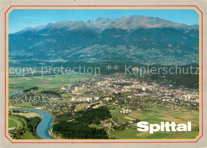 Spittal Drau Fliegeraufnahme