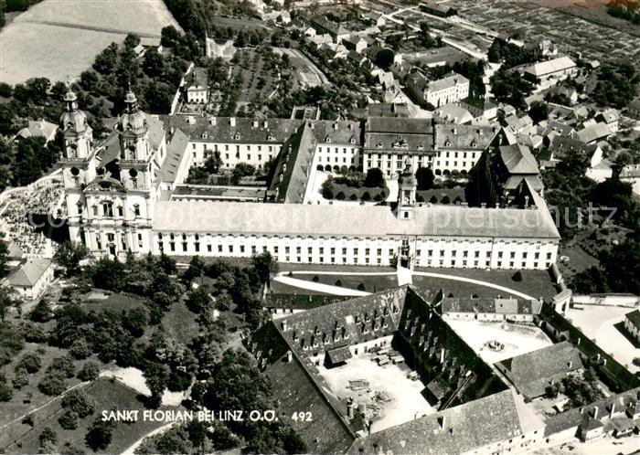 Linz Donau Sankt Florian Fliegeraufnahme