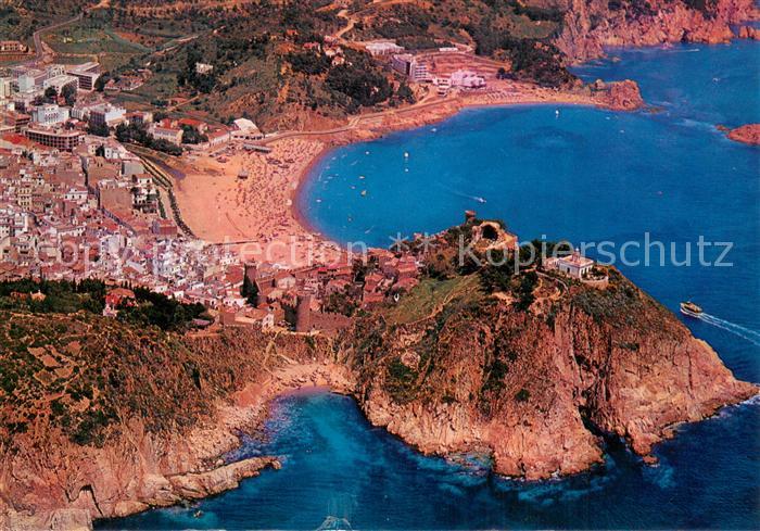 Tossa de Mar Panorama Kuestenort