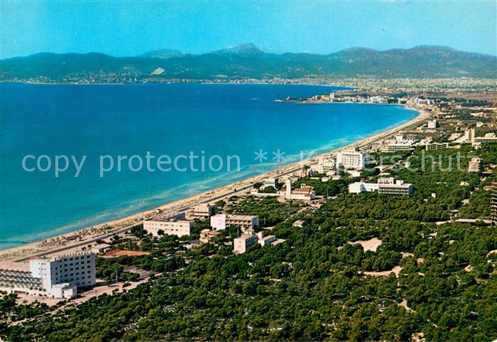Palma de Mallorca Vista aérea de la Playas de Palma
