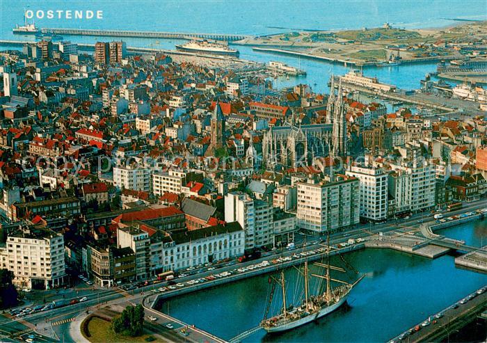 Oostende Ostende Stadtpanorama Hafen
