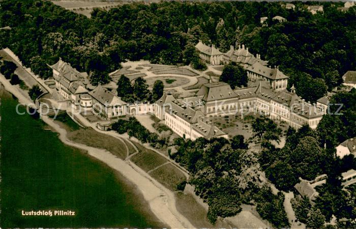 Pillnitz Dresden Fliegeraufnahme Lustschloss Pillnitz