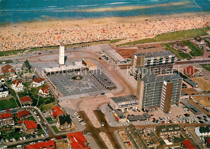 Noordwijk Noordwyk aan Zee Fliegeraufnahme Vuurtorenplein Strand