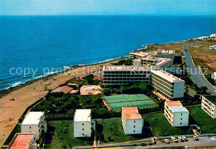 Playa de los Pocillos Fliegeraufnahme Hotel San Antonia
