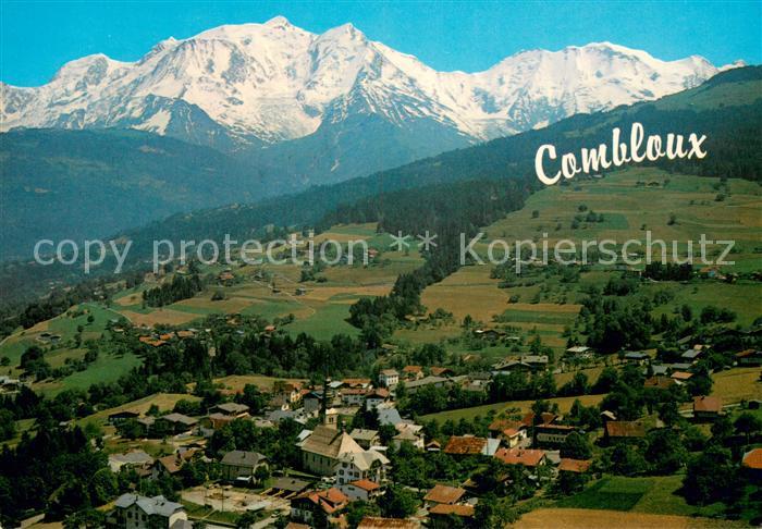 Combloux 74 Fliegeraufnahme Mont Blanc