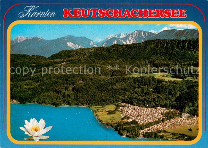Kaernten Region Fliegeraufnahme Keutschachersee Camping Dobein Suedufer