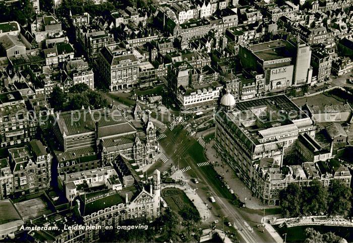 Amsterdam  NL Fliegeraufnahme Leidseplein en omgeving