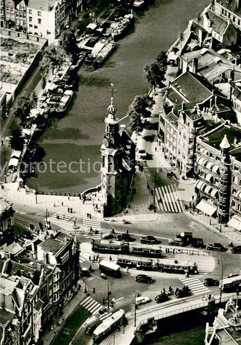 Amsterdam  NL Fliegeraufnahme Muenz Turm