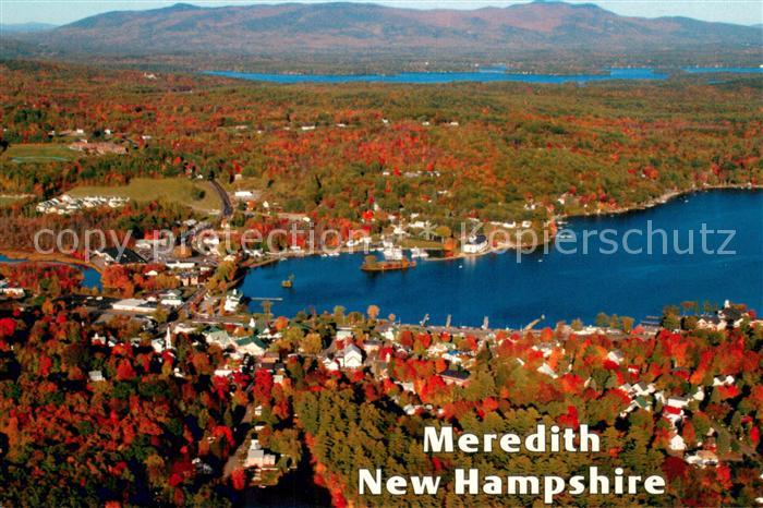 Meredith New Hampshire Fliegeraufnahme Harbor on Lake Winnipesaukee