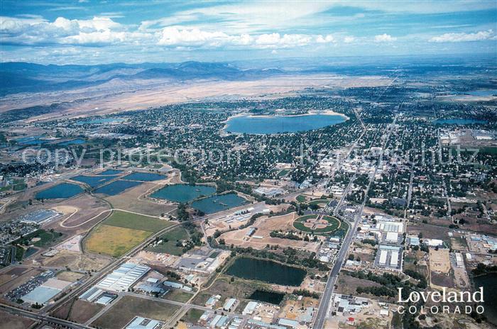 Loveland Colorado Fliegeraufnahme Panorama