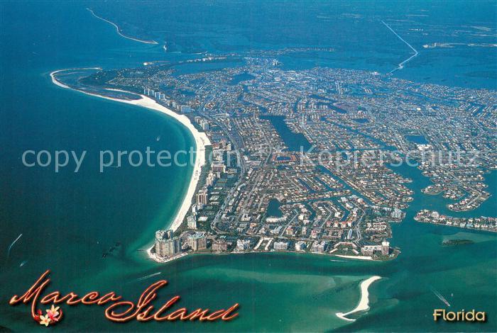 Marco Island Florida Fliegeraufnahme Panorama