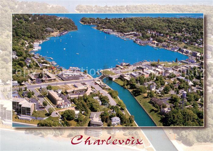 Charlevoix Fliegeraufnahme Lake Michigan