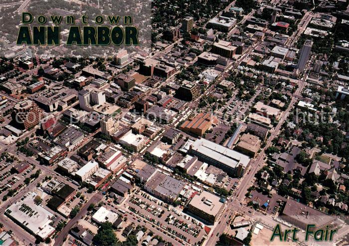 Ann Arbor Fliegeraufnahme Downtown