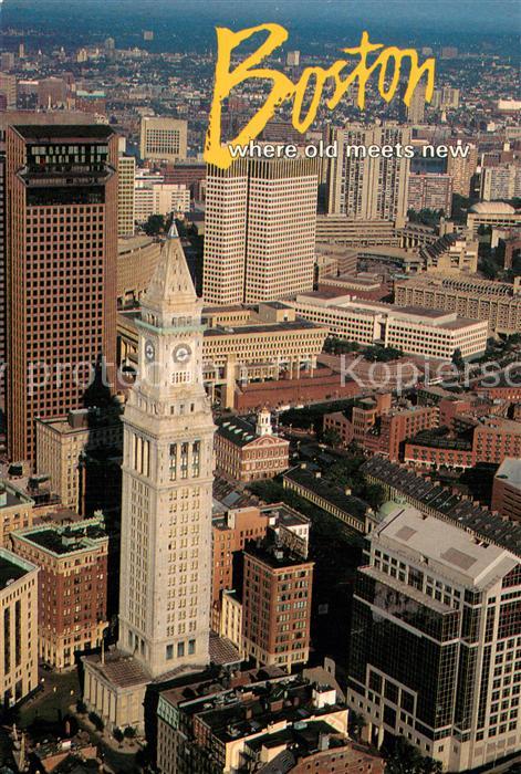 Boston Massachusetts Custom-House Faneuil-Hall Government-Center