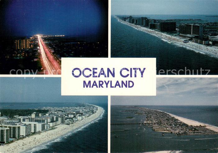 Ocean City Maryland Fliegeraufnahme Townhouses Beach