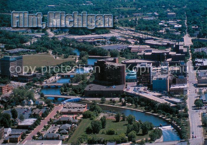 Flint Michigan Fliegeraufnahme