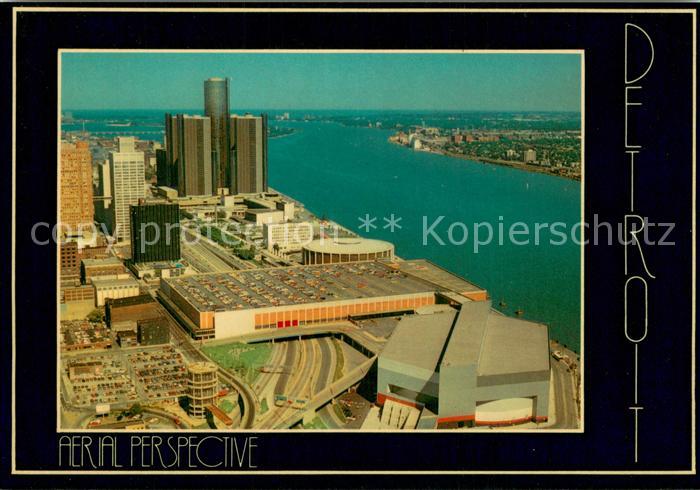Detroit Michigan Fliegeraufnahme