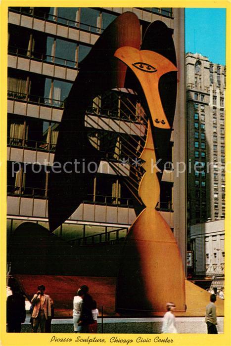 Chicago Illinois Picasso Sculpture Chicago Civic Center