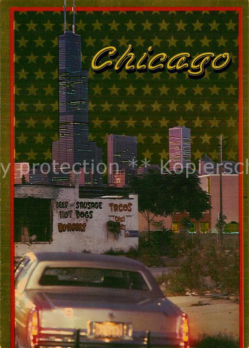 Chicago Illinois Teilansicht Wolkenkratzer
