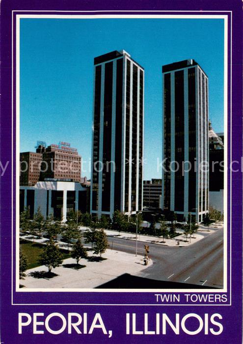 Peoria Illinois Twin Towers